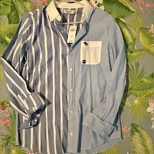 Abercrombie Kids Boys Dress Shirt Size 15/16